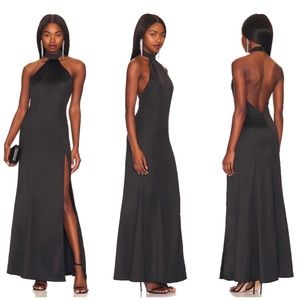 Lovers and Friends Chapman Gown in Black
